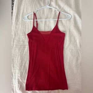 BKE Red Camisole Top